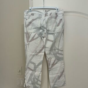 Pilcro Ankle & Cropped Jeans - Abstract Gray and White